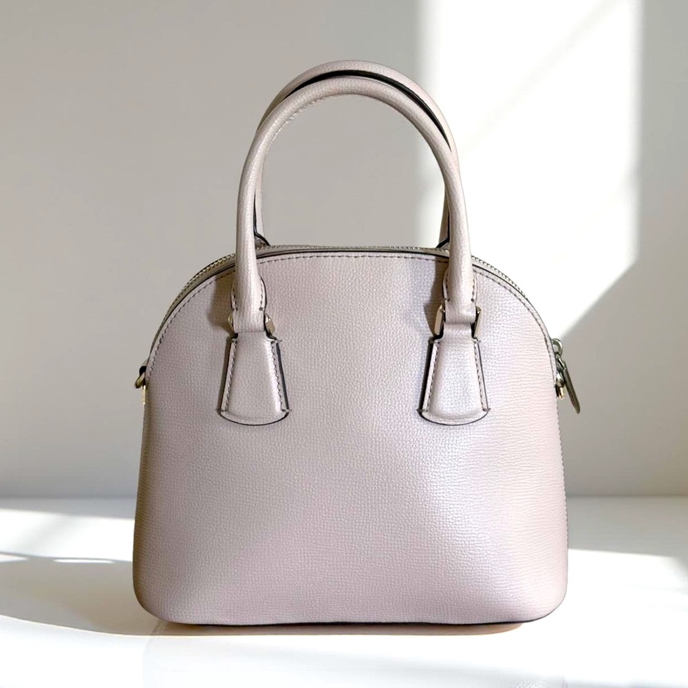 Authentic Kate Spade Soft Pink Leather Satchel Crossbody Handbag - Picture 5 of 16